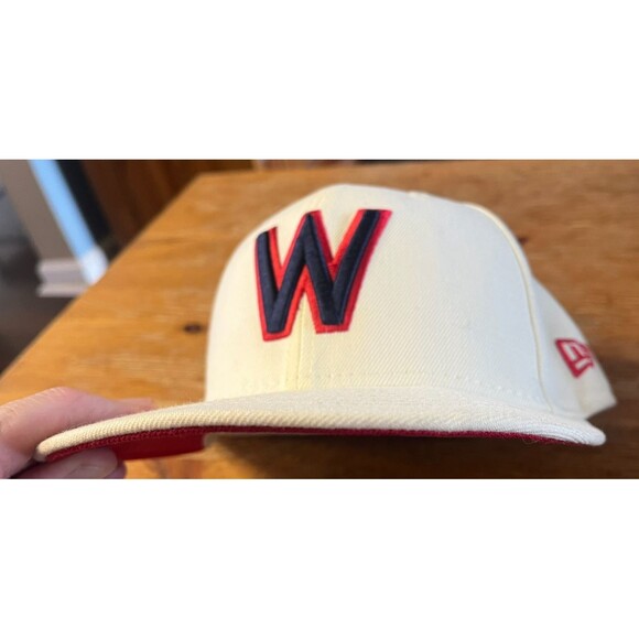 Washington Senators Baseball Hat New Era 59Fifty Fitted 7 1/8 MLB Nationals - Picture 11 of 11